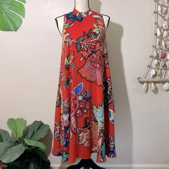 Anthropologie Maeve Larkhill silk midi dress - Picture 6 of 15